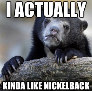 Confession Bear Nickleback