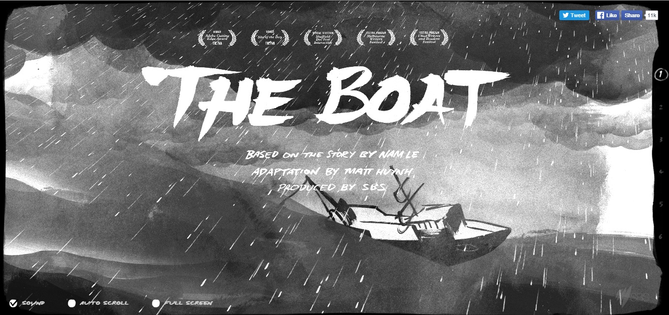 the-boat-parralax-website